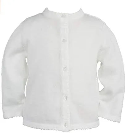 Classics Scalloped Sweater - White