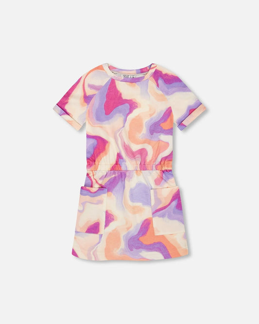 Multico Swirl French Terry Dress