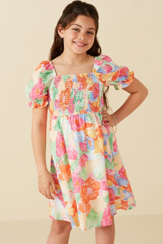 Bold Floral Dress
