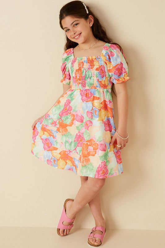 Bold Floral Dress