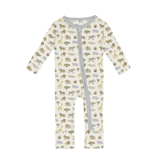 Convertible Coverall in Natural Mini Safari