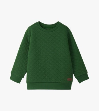 Eden Green Quilted Pullover
