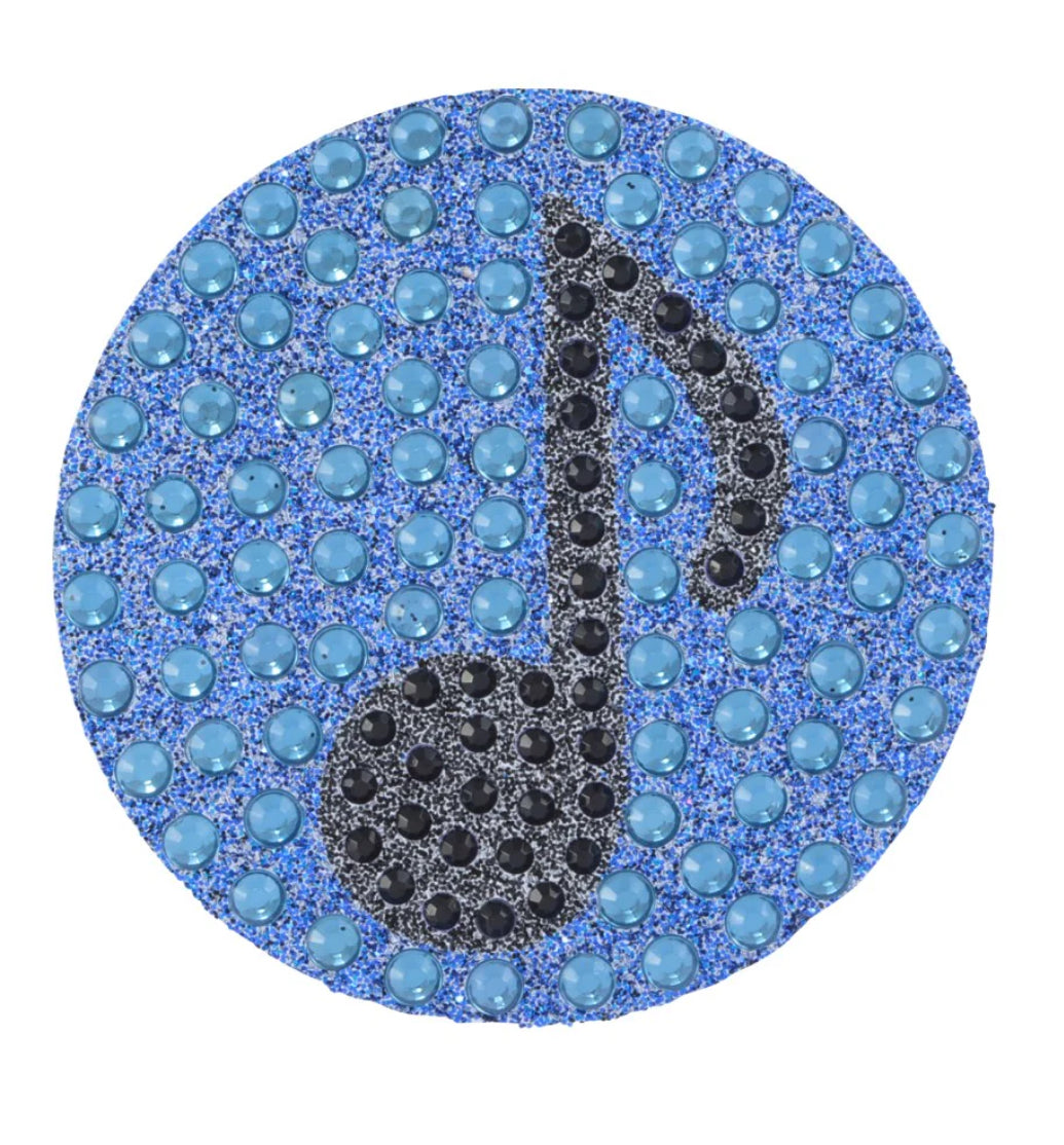 Blue Music Note Sticker
