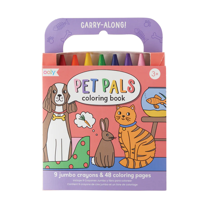Carry Along Crayon & Coloring Book - Pet Pals