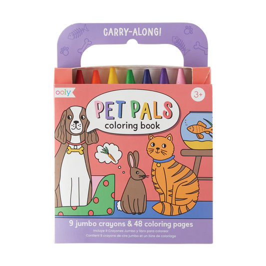 Carry Along Crayon & Coloring Book - Pet Pals