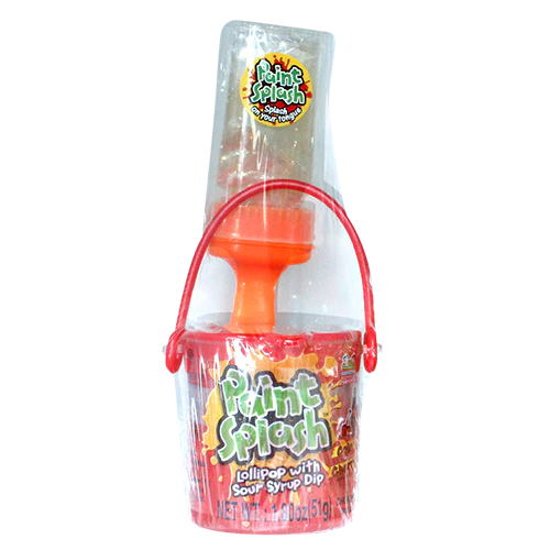 Paint Splash Lollipop w/ Sour Syrup