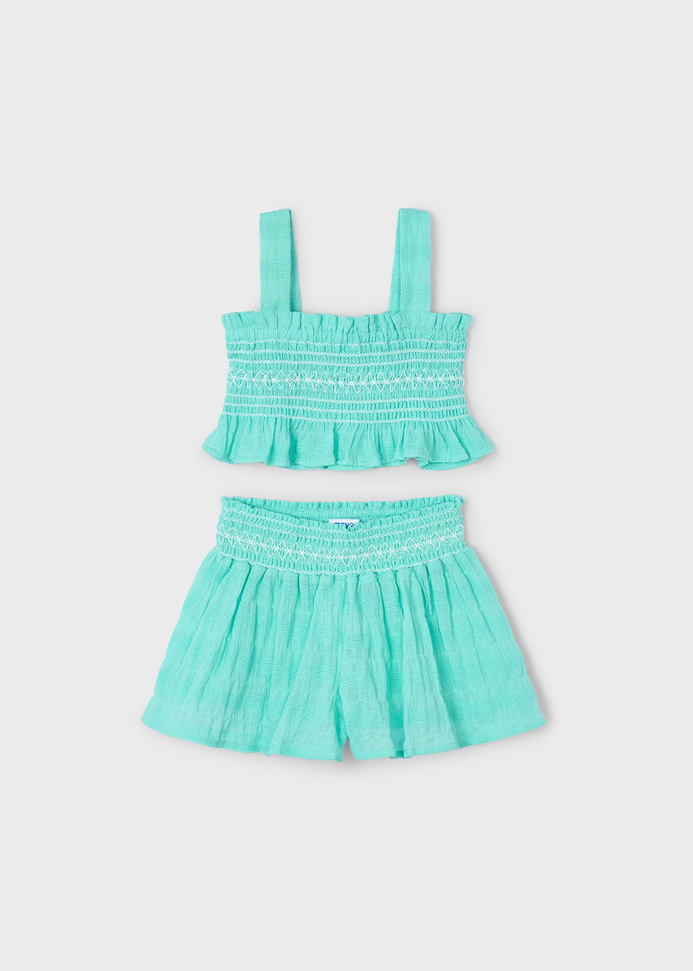 Water Smocked Top & Short Set