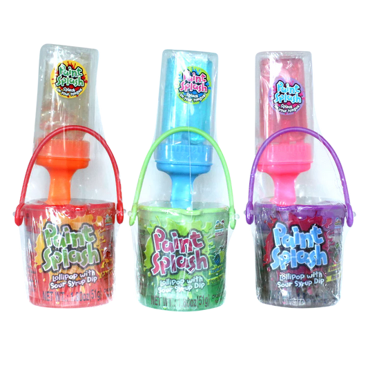 Paint Splash Lollipop w/ Sour Syrup