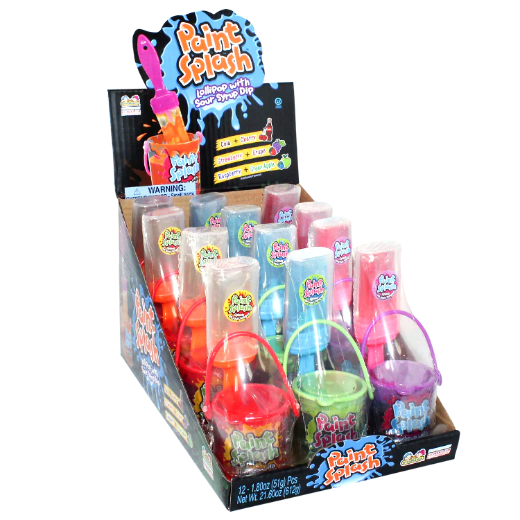 Paint Splash Lollipop w/ Sour Syrup