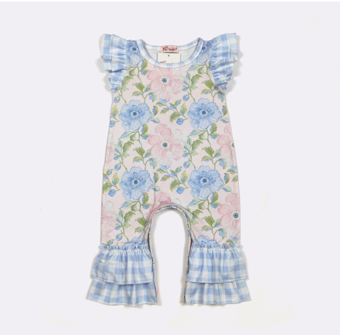 Cotton Candy Poppy Baby Romper