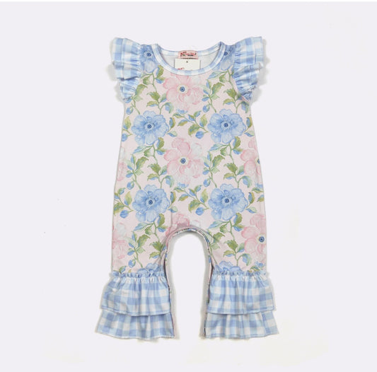 Cotton Candy Poppy Baby Romper