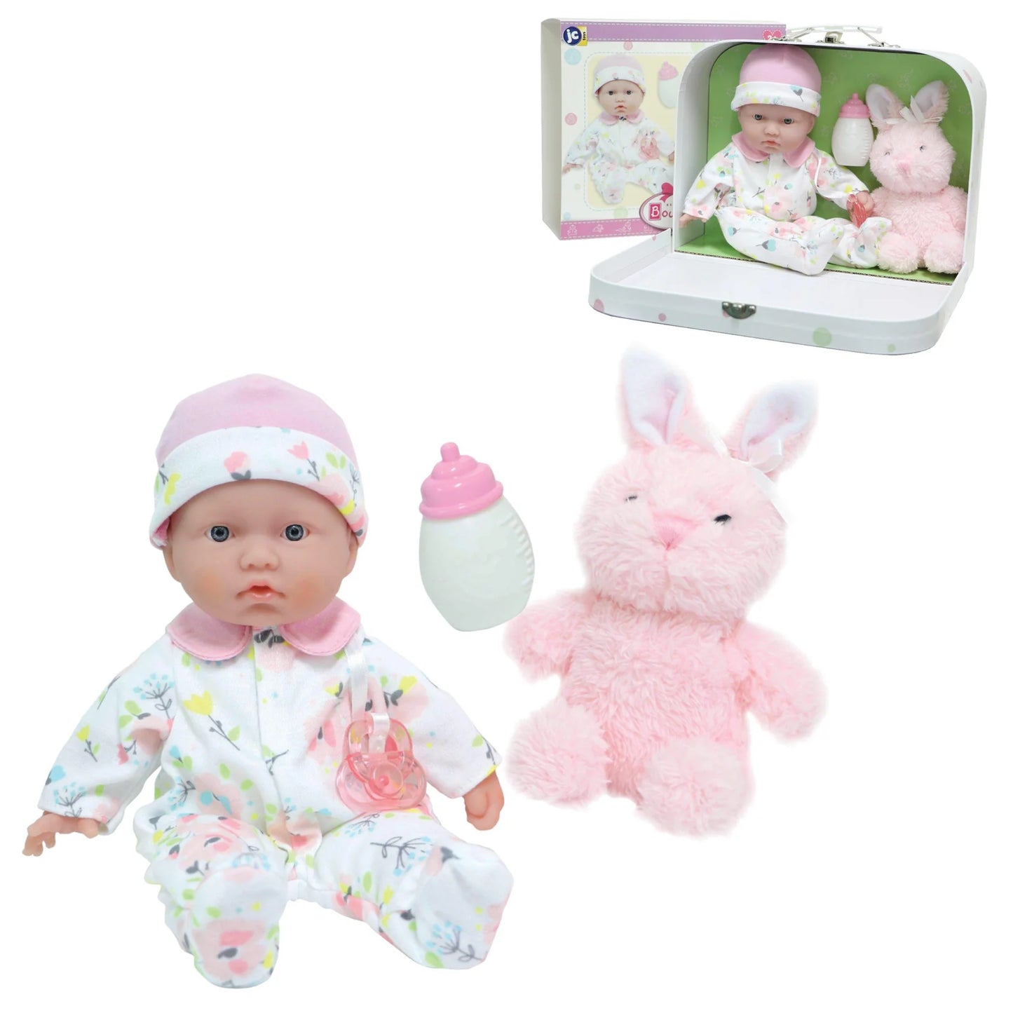 Pink Baby Doll w/ Travel Case