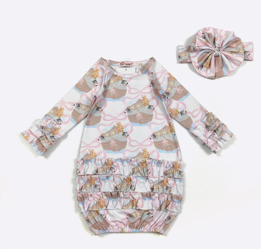 Coquette Noah Baby Gown