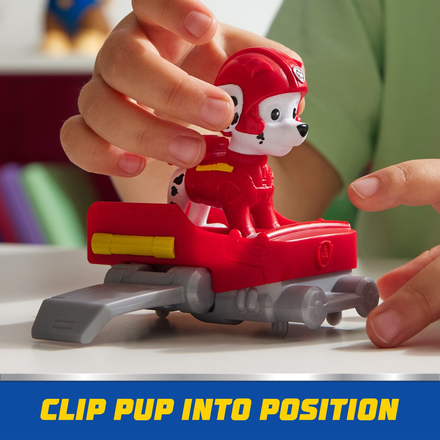 Marshall Action Figure & Hoverboard Airplane