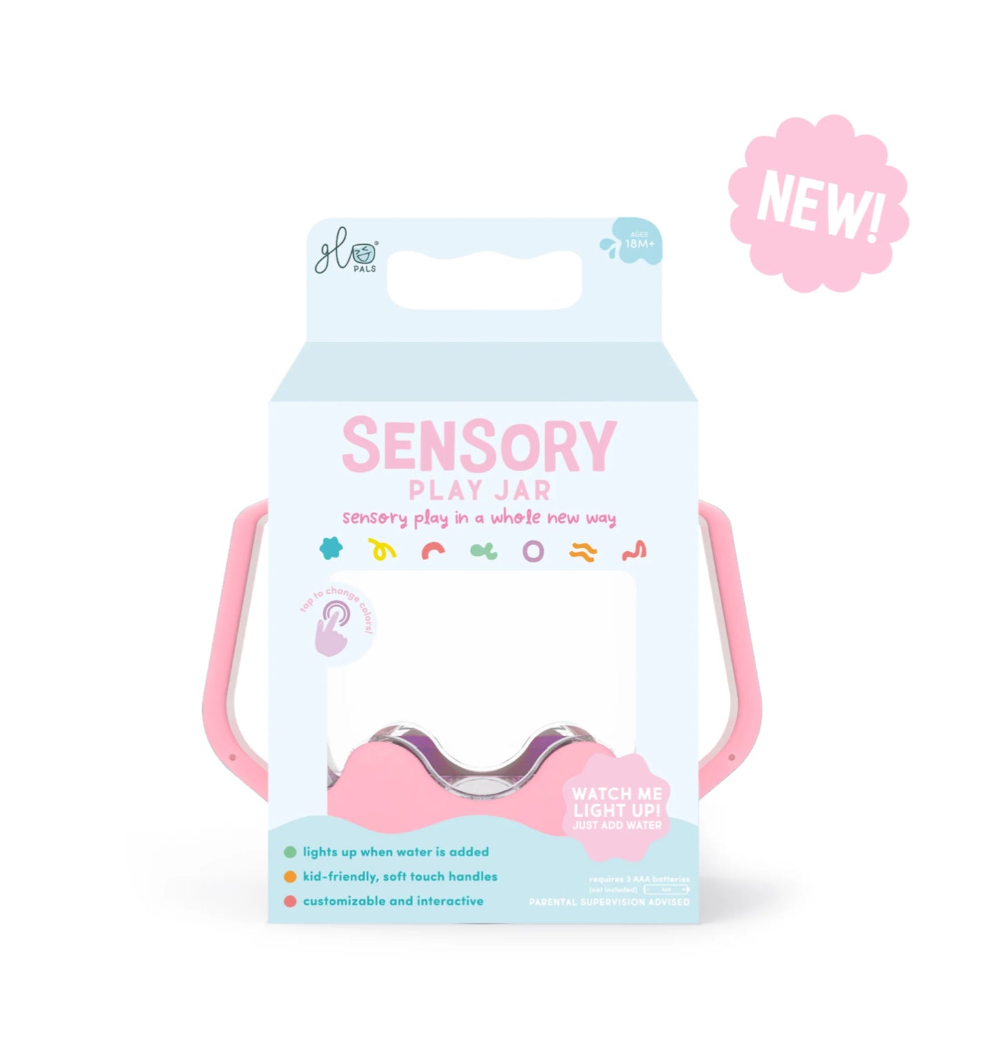 Bubblegum Pink Sensory Jar