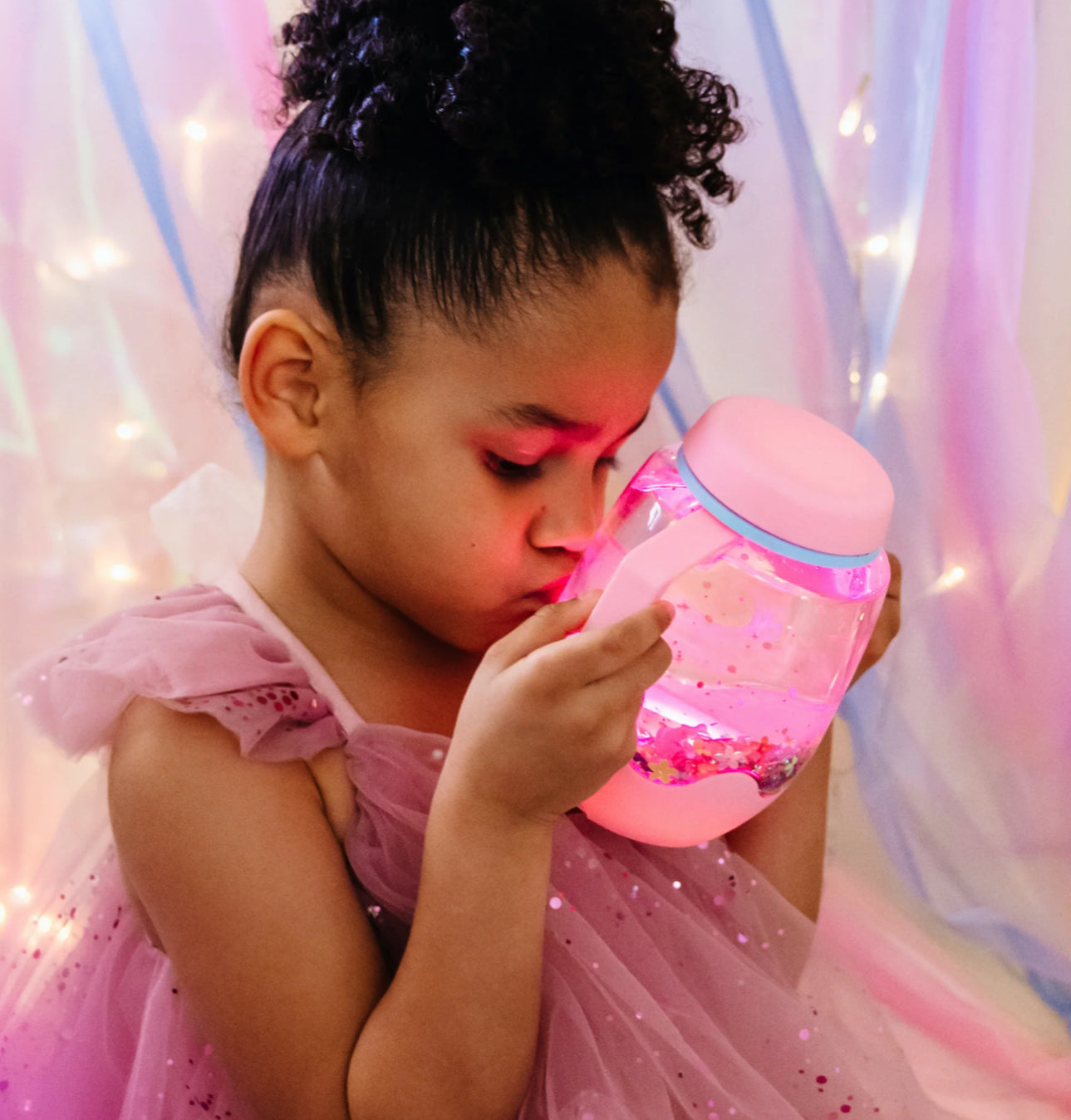 Bubblegum Pink Sensory Jar