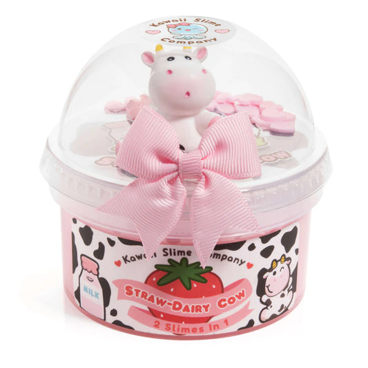 Straw-Dairy Cow 2 Slime In 1