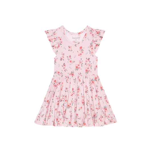 London Ruffled Twirl Dress