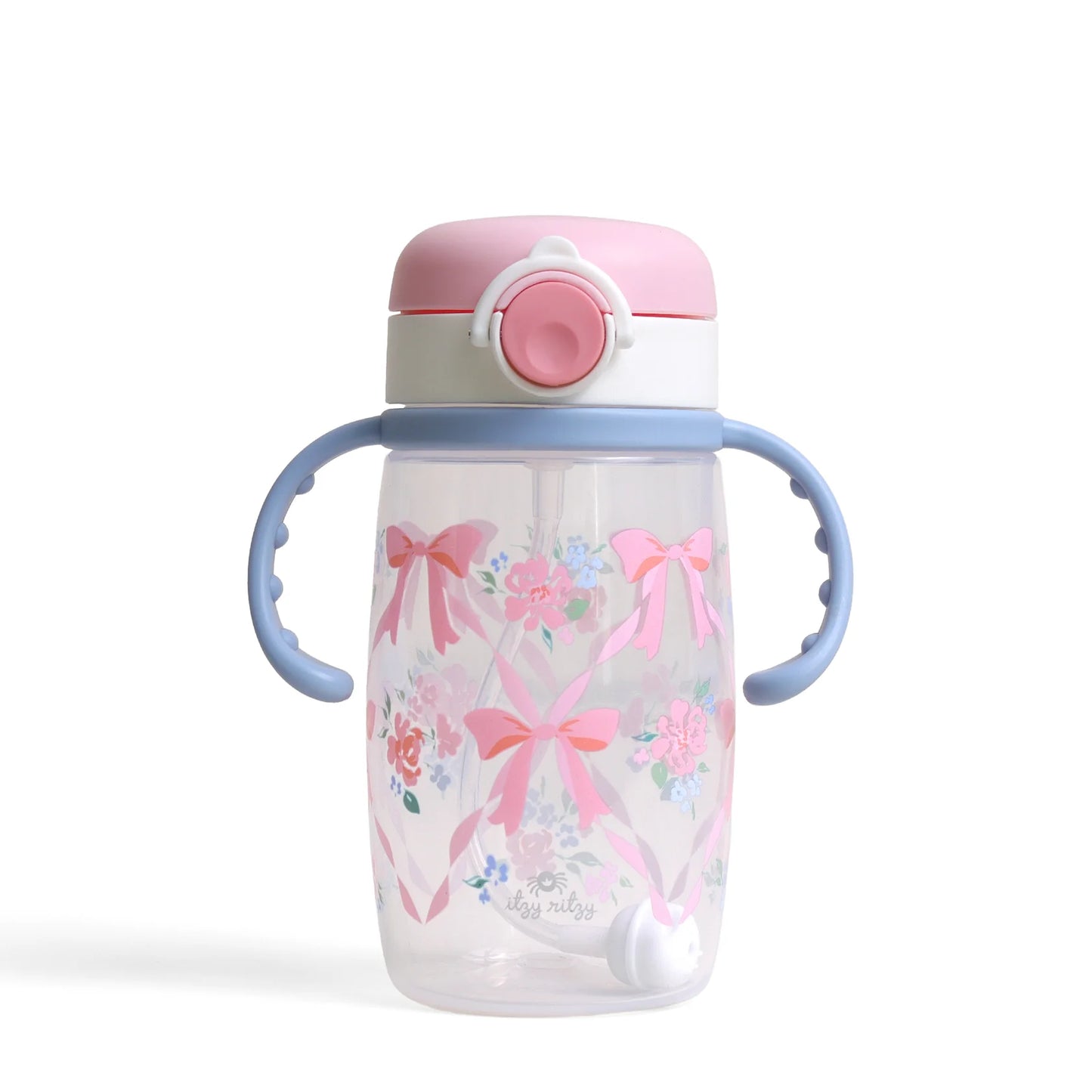 Straw Sips Cup Bows