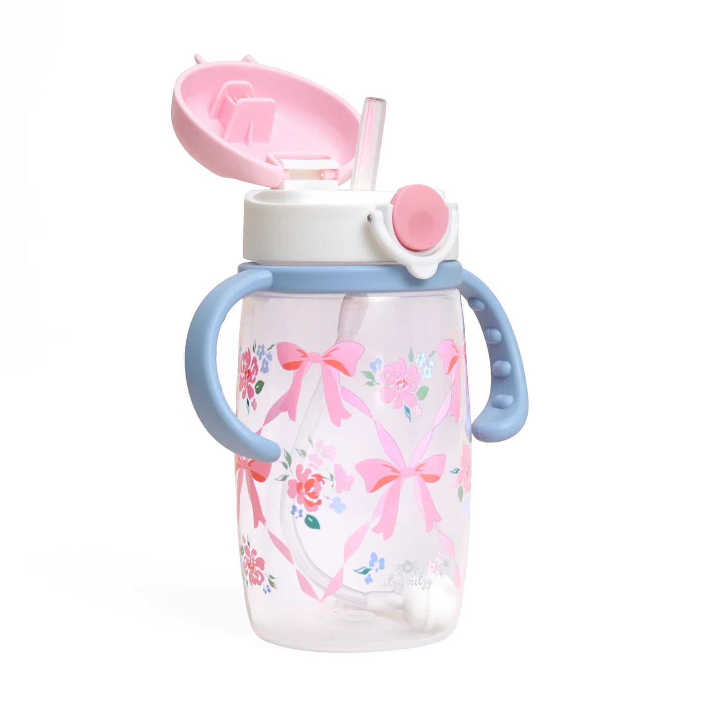 Straw Sips Cup Bows
