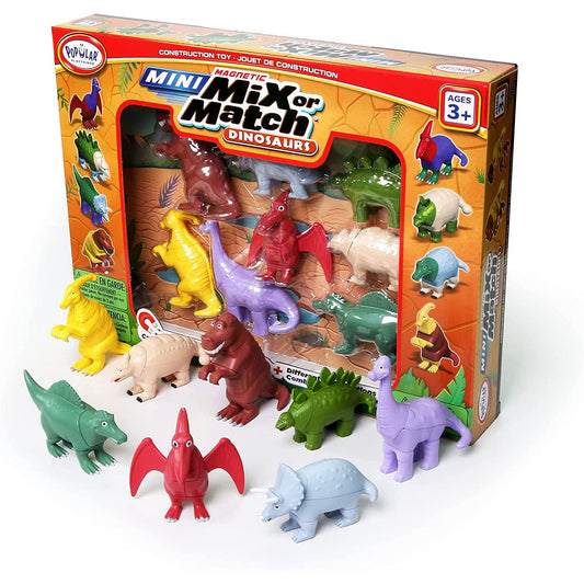 Mini Magnetic Mix or Match Animals- Dinosaur