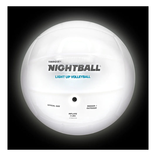 White NightBall Volleyball
