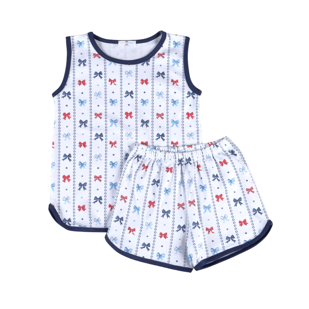 Celebrate Bow Short Set