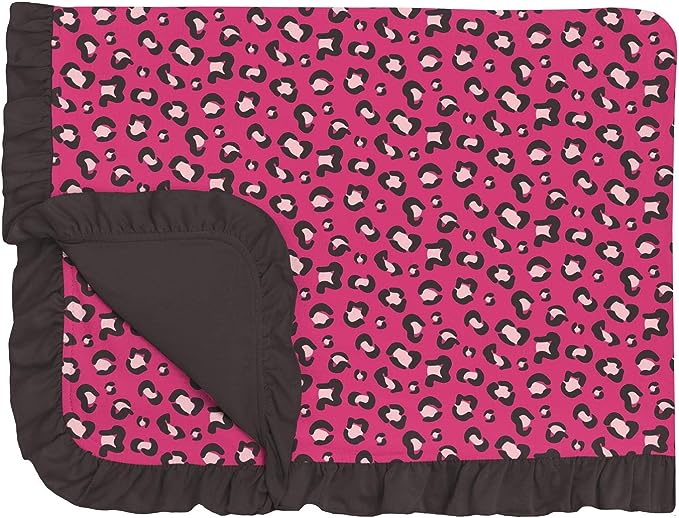 Calypso Cheetah Ruffle Toddler Blanket