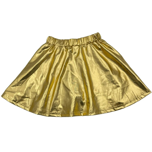 Gold Metallic Skort