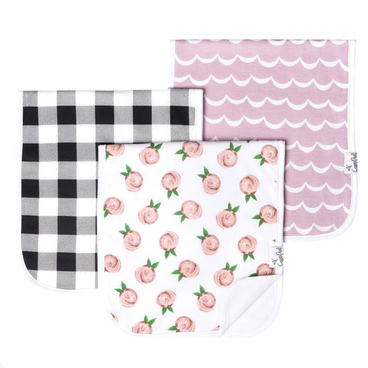 Rosie Burp Cloth Set