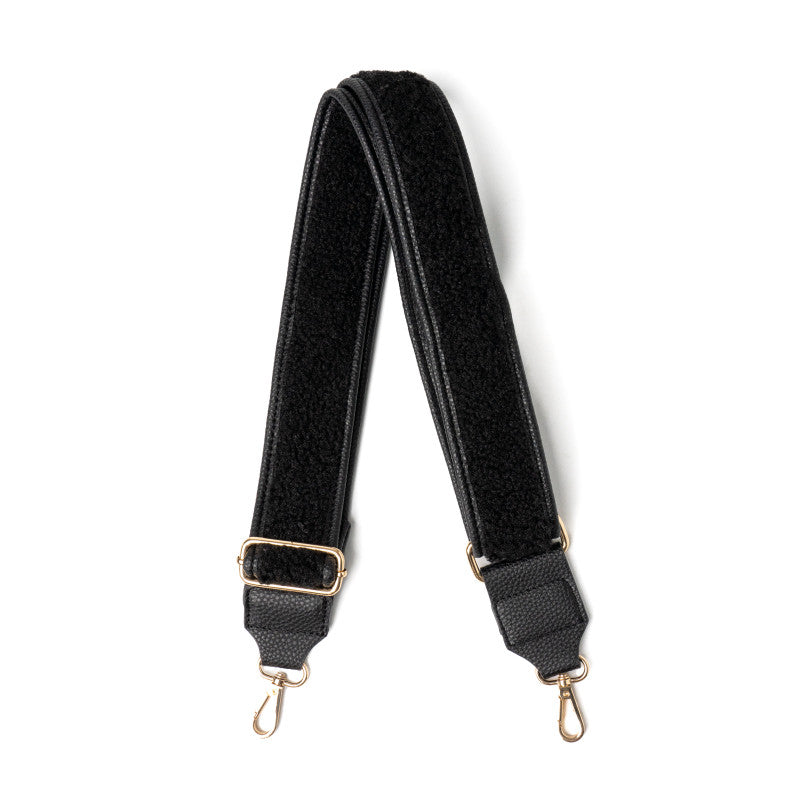Black Sherpa Purse Strap