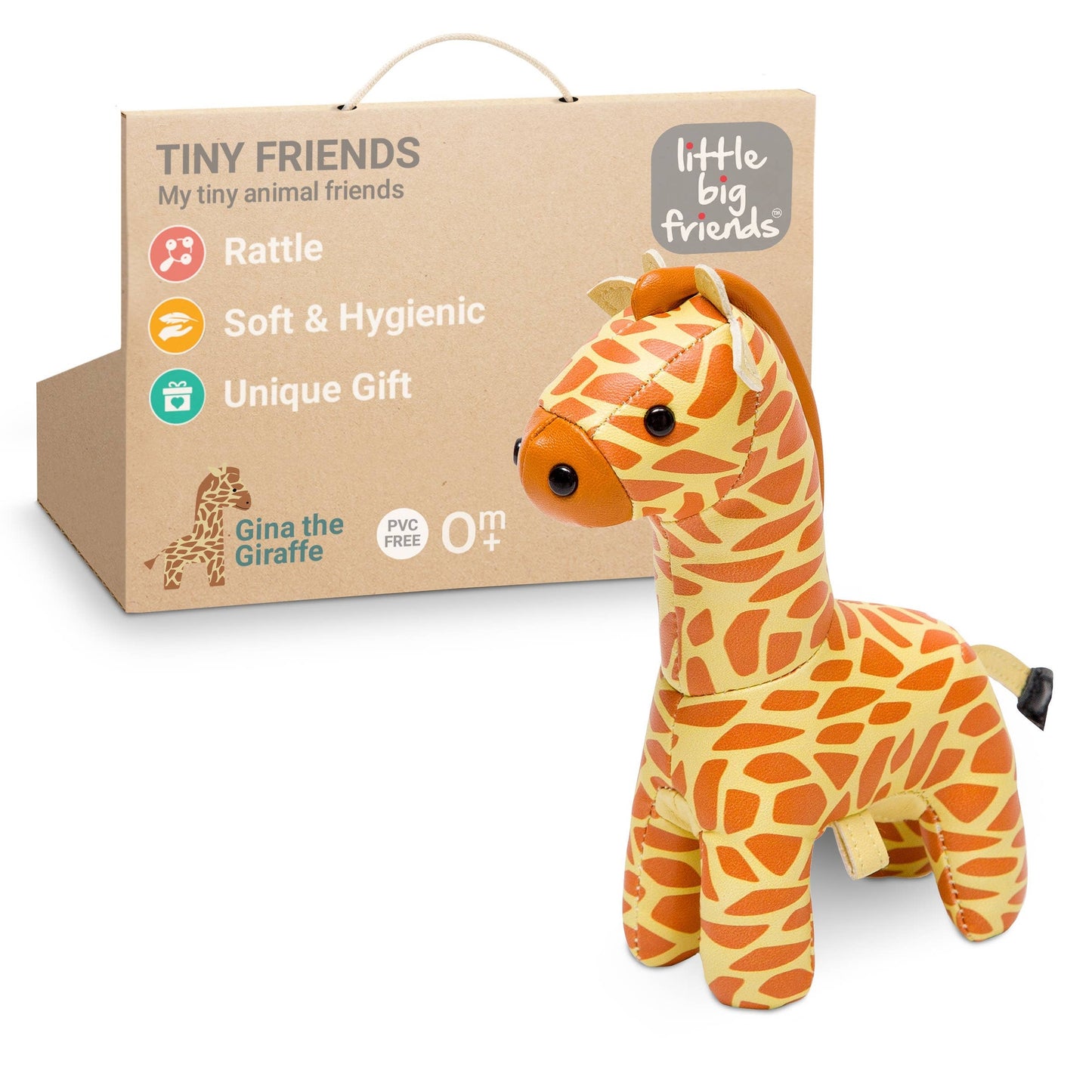 Tiny Friends Animal Rattle