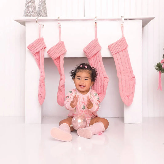 Nutcracker Trellis LS Bubble Romper