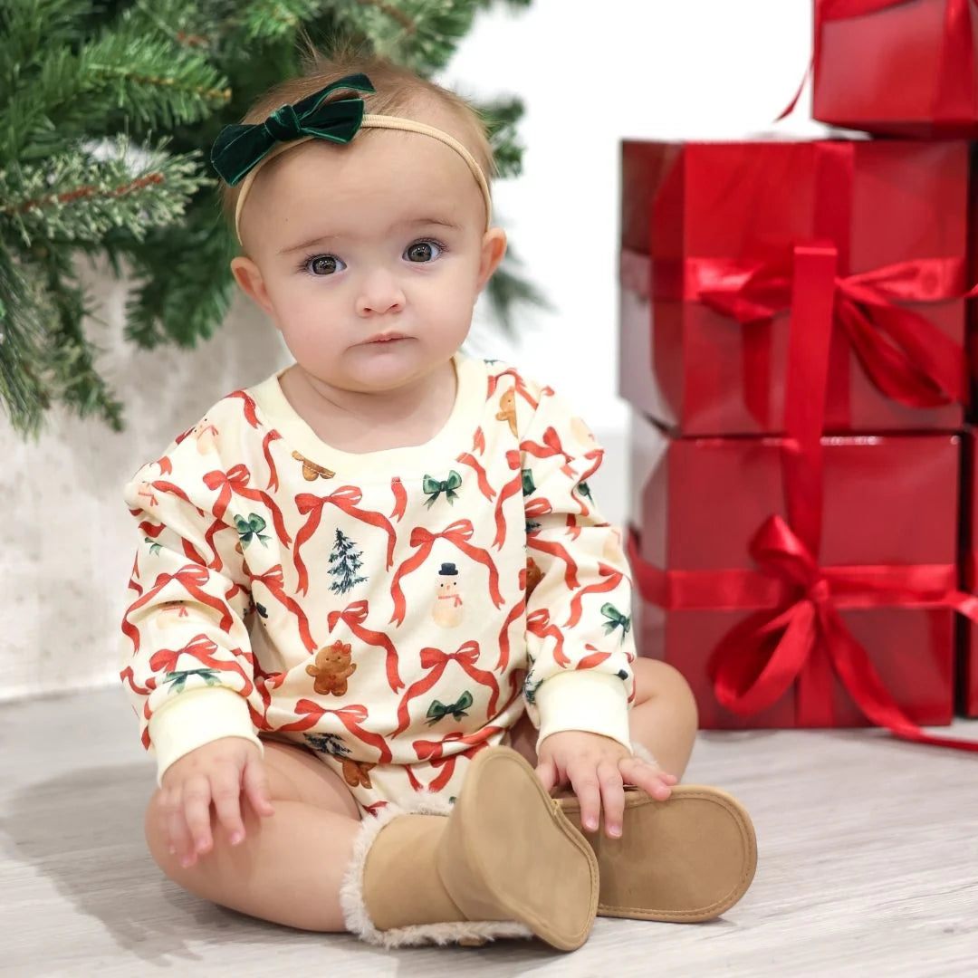 Christmas Cutie LS Bubble Romper