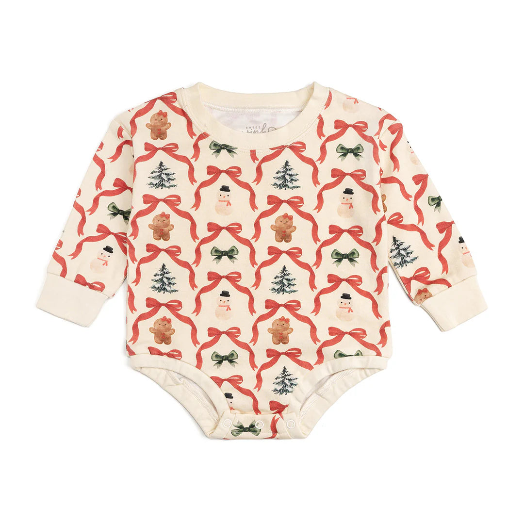 Christmas Cutie LS Bubble Romper