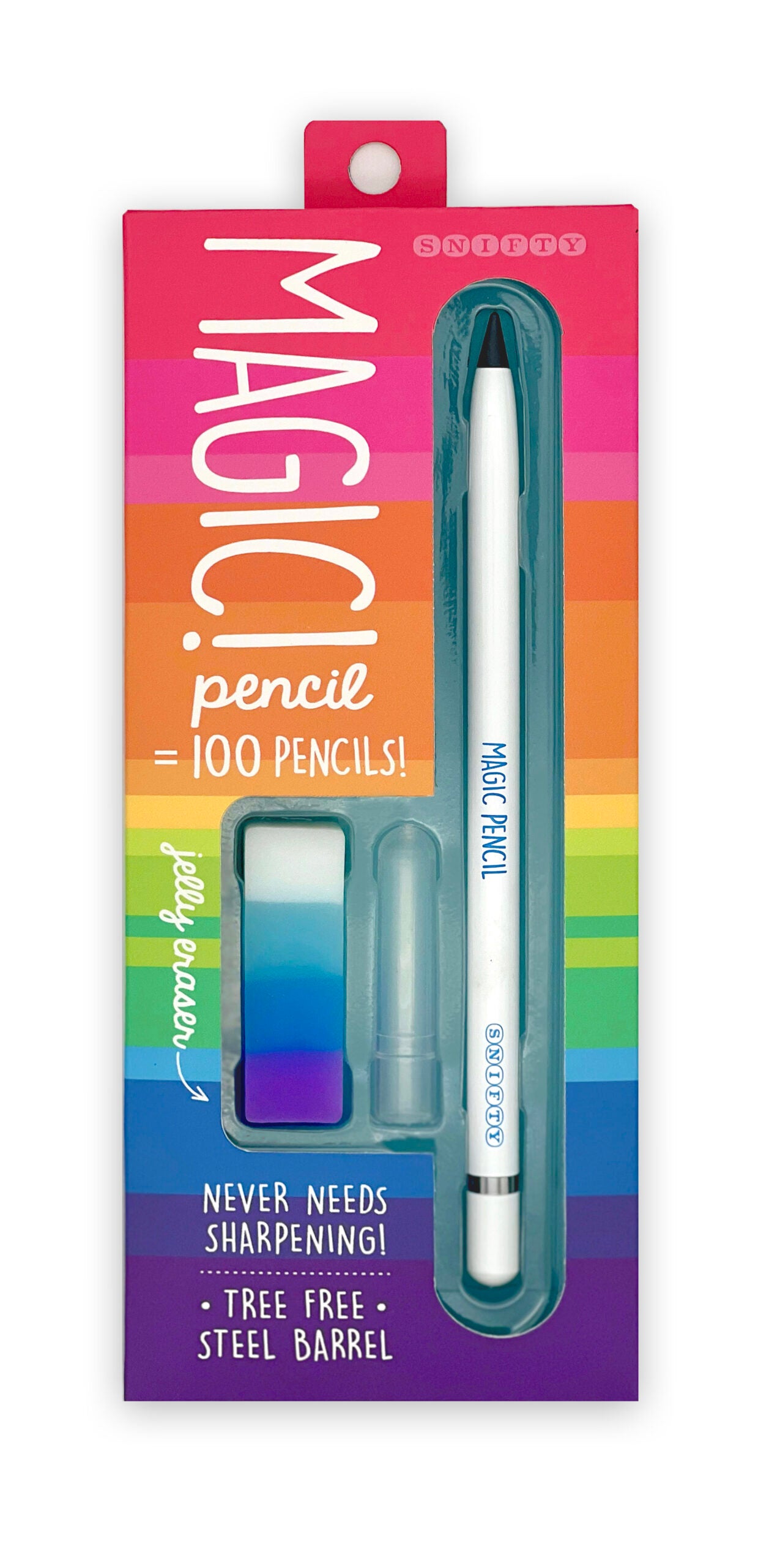 White Magic Pencil & Eraser Set