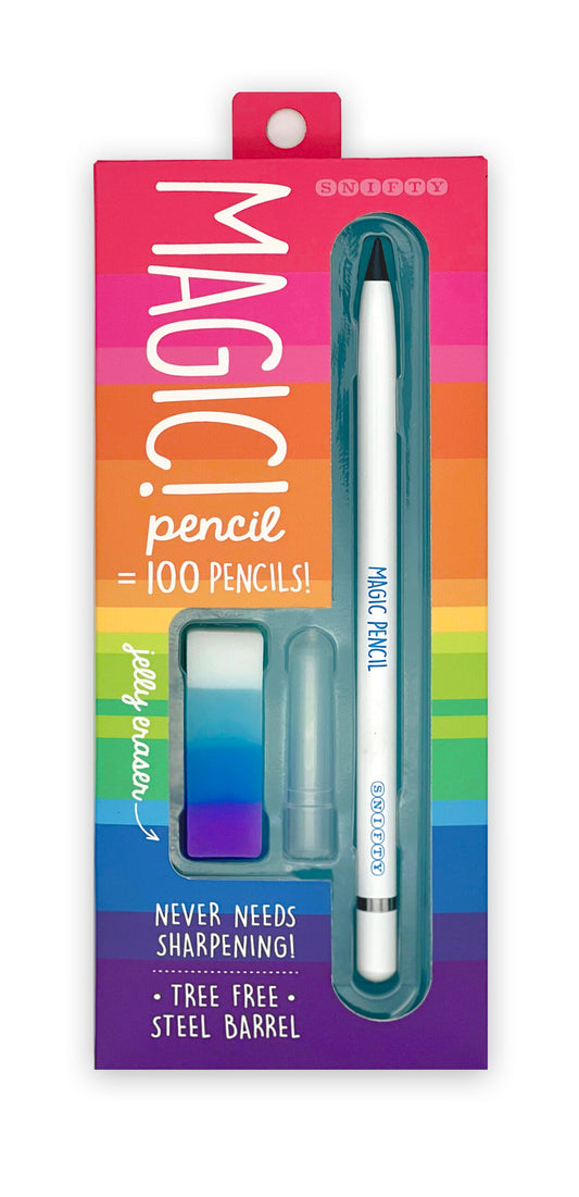 White Magic Pencil & Eraser Set