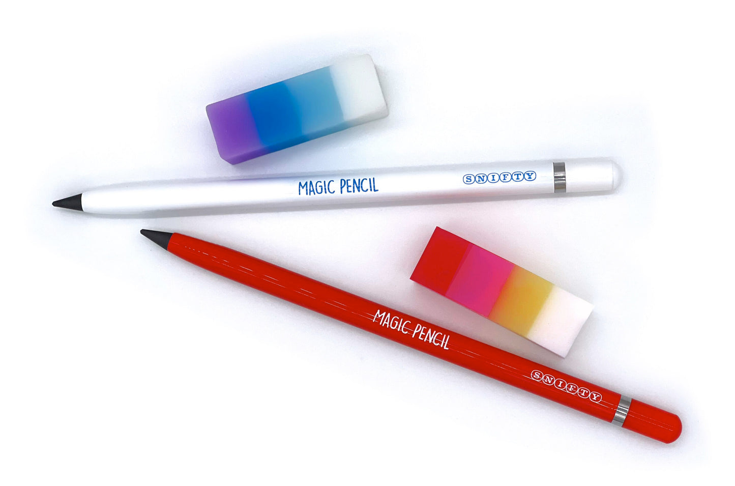 White Magic Pencil & Eraser Set