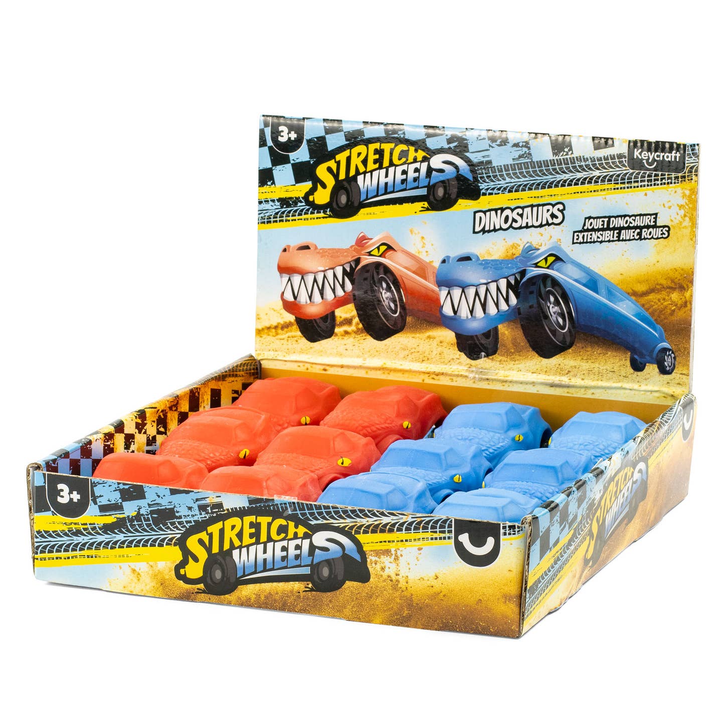 Stretch Wheels Sensory Dinosaur Car