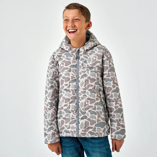 Classic Deer Camo Youth Puffer Jacket