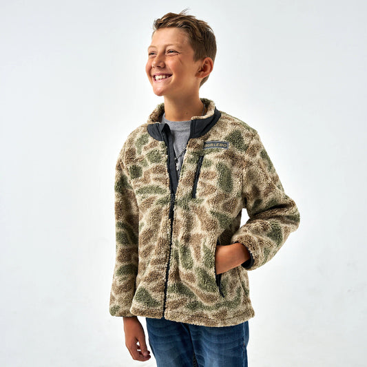 Alpine Camo Sherpa Full Zip Jacket