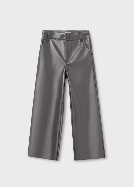 Metallic Flare Pants