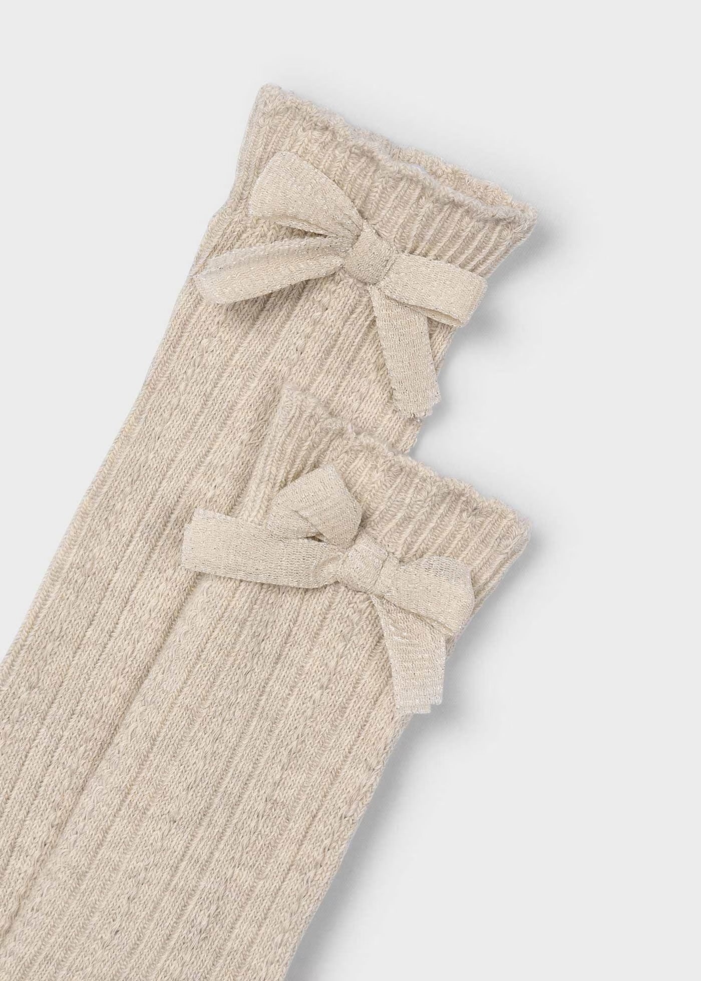 Heather Toffee Girl Knee High Socks