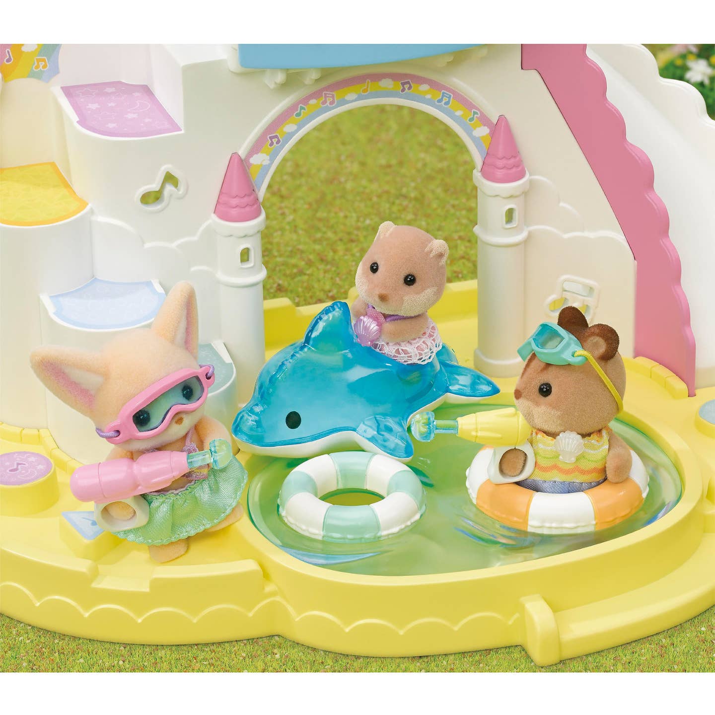 Calico Critters Nursery Friends Pool Fun Trio