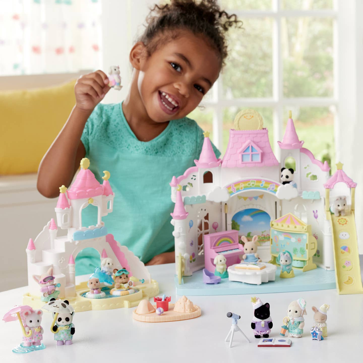 Calico Critters Nursery Friends Pool Fun Trio