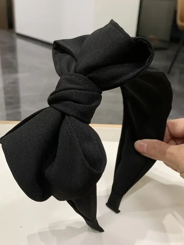 Black Bow Headband