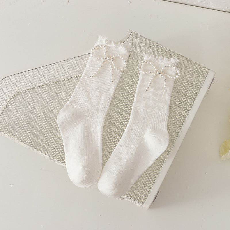 White Pearl Socks