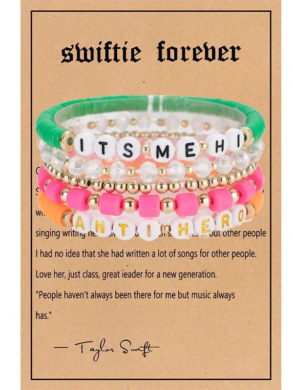 Hi, It’s Me Swiftie Bracelets