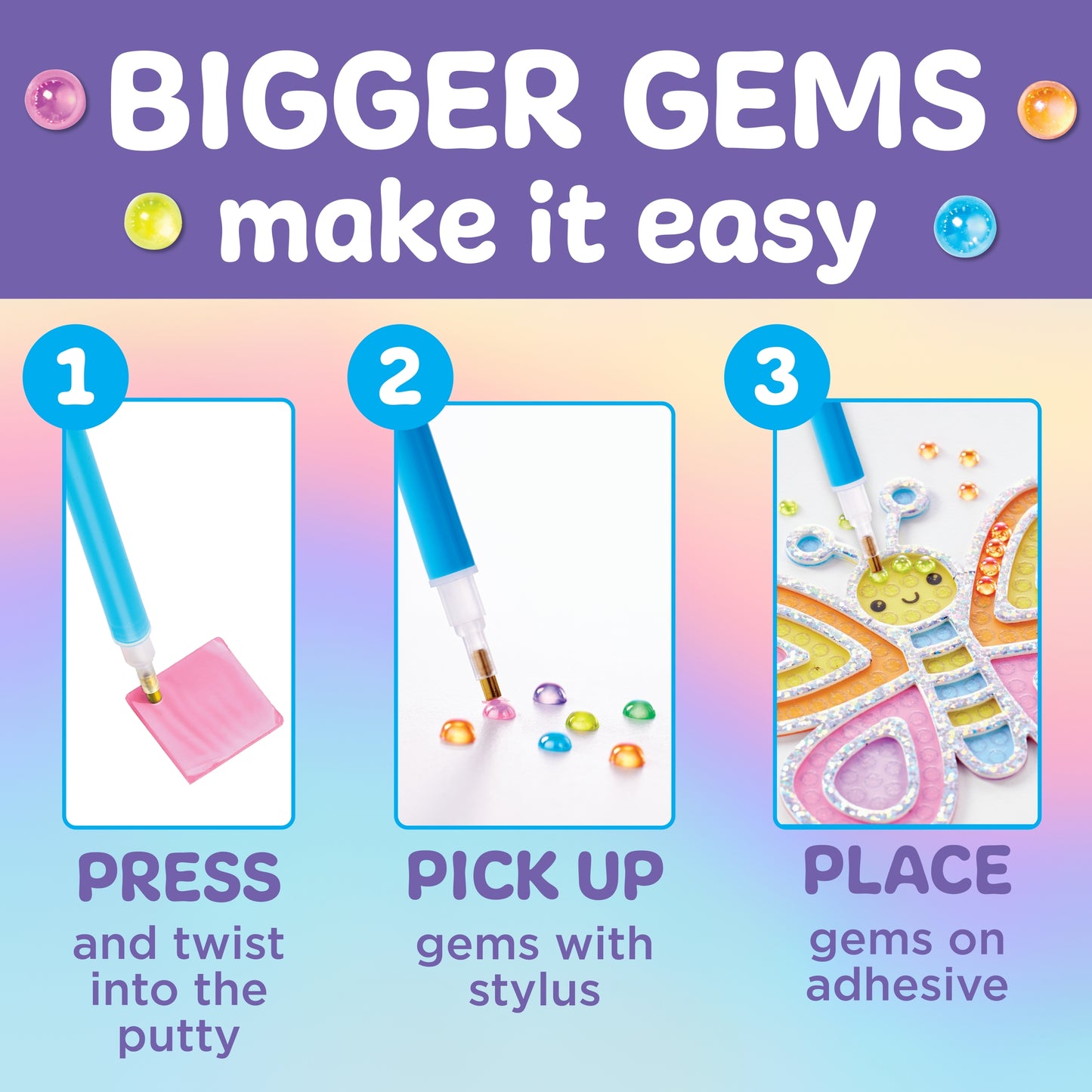 Bubble Gems Super Sticker