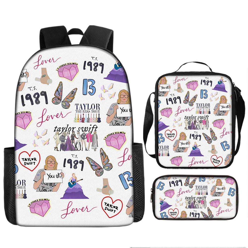 Taylor Swift 3pc Backpack Set